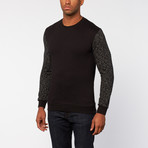 Color Block Crew  // Black (S)