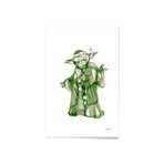 Yoda // Star Wars // Aluminum Print (16"L x 24"H)