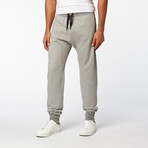 Marled Yarn French Terry Jogger // Grey (S)
