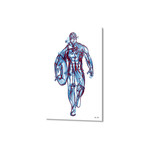 Captain America // Aluminum Print (16"L x 24"H)