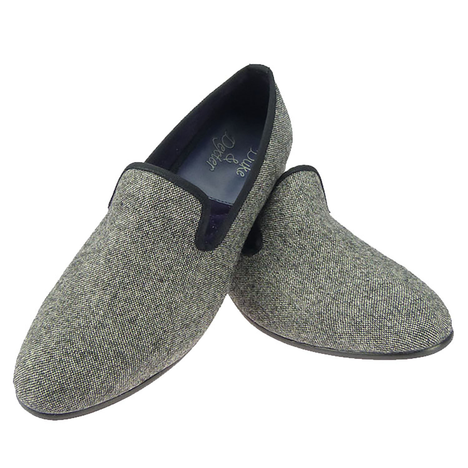 Harli Tweed Loafer // Grey + Black (UK: 7) - Duke and Dexter - Touch of ...