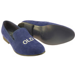 Brushed Velvet Old Sport Loafer // Blue (UK: 10)