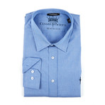 Long-Sleeve Button-Up Shirt // Sea Blue (L)