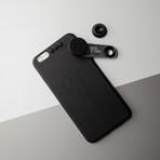 Slim iPhone Case + 4 Lens System // Black (iPhone 6/6s)