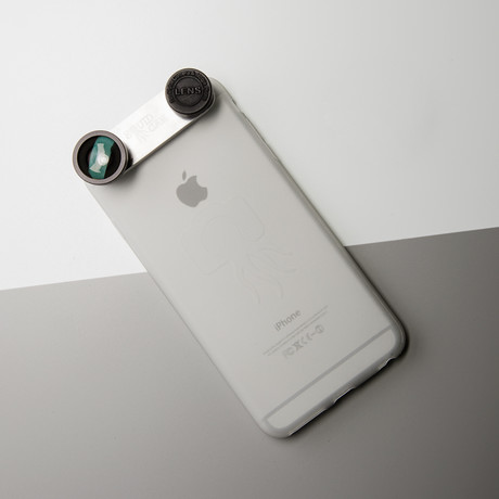 Slim iPhone Case + 4 Lens System // Frosted Clear (iPhone 6/6s)