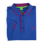 Paules Polo Shirt // Purple + Pink (XL)