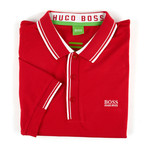 Paules Polo Shirt // Red + White (2XL)