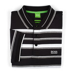 Paddy 3 Polo Shirt // Black+ Grey (XL)