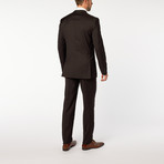 Slim-Fit 2-Piece Solid Suit // Black (US: 38L)