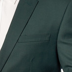 Slim-Fit 2-Piece Solid Suit // Teal Green (US: 40L)