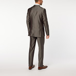 Shark-Skin 2-Piece Suit // Charcoal (US: 36S)