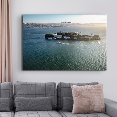 Alcatraz Island // San Francisco Bay (30"L x 20"H)