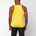G-Force Tank // Yellow + Charcoal (S)