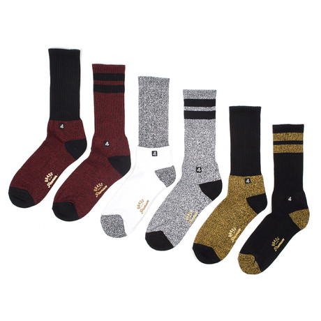 Socks // Black // Pack of 6