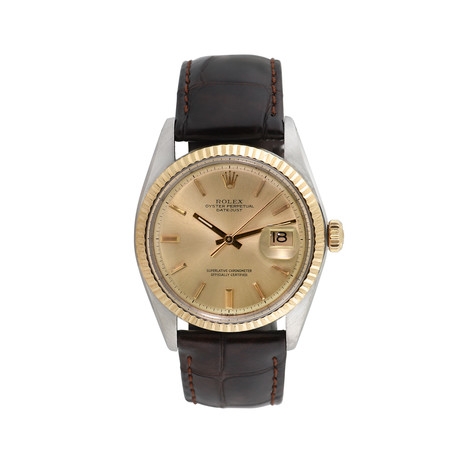 Datejust Two-Tone Automatic // 1601 // 760-2512136 // c.1960'S/1970'S // Pre-Owned
