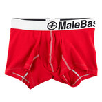 Fitted Boxer Short // Red (M)