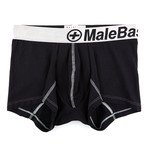 Fitted Boxer Short // Black (L)