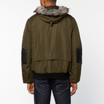 Hooded Bomber // Military (XS)