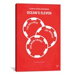 Ocean's Eleven Minimal Movie Poster // Chungkong (18"W x 26"H x 0.75"D)