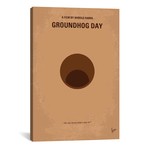 Groundhog Day Minimal Movie Poster // Chungkong (26"W x 40"H x 1.5"D)