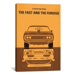 The Fast And The Furious Minimal Movie Poster // Chungkong (18"W x 26"H x 0.75"D)