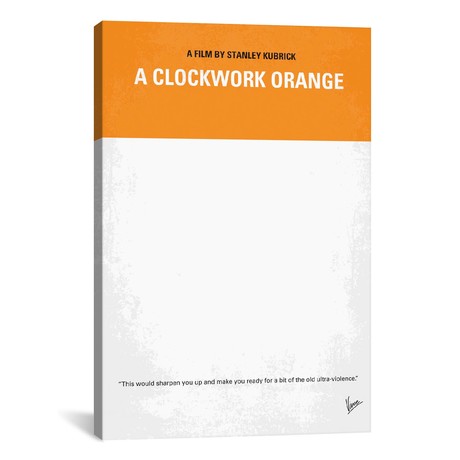 A Clockwork Orange (18"W x 26"H x 0.75"D)