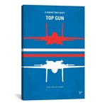 Top Gun Minimal Movie Poster // Chungkong (12"W x 18"H x 0.75"D)