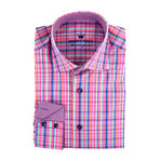 Maxwell Button-Up // Pink Tattersall (M)