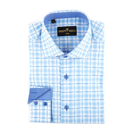 Gago Button-Up // Blue Gingham (S)