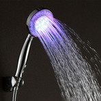 Rainfall Wall Mount Shower Set // Handheld Shower + LED Faucet