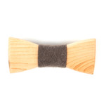 Bamboo Wooden Bowtie // Brown
