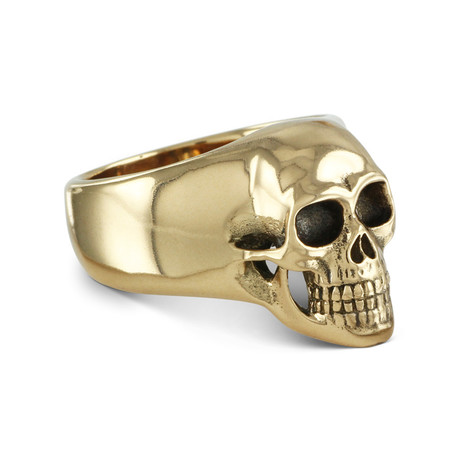 Skull Ring // Bronze (Size 5.5)