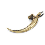 Golden Eagle Talon Necklace // Bronze (20")