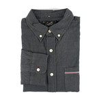 Selvedge Chambray Button-Down Shirt // Grey (L)
