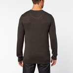 Merino Wool Sweater // Charcoal (L)