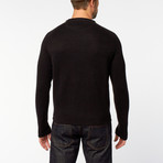 Downhill Racer Sweater // Black + Cream (S)