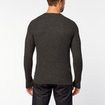 Modern Cable Sweater // Charcoal (XL)