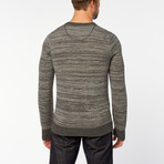 Digital Merino Wool Sweater // Grey Pattern (XS)