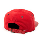 The Drive 6-Panel Hat // Red