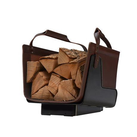 Leather Firewood Bag