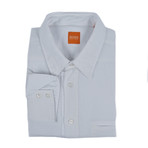 Linen Button Up Shirt // White (L)