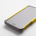 iPhone Case // Gunmetal + Yellow (iPhone 6)