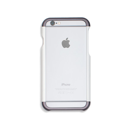 iPhone Case // Gunmetal + White (iPhone 6)