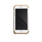 iPhone Case // Brass + White (iPhone 6)