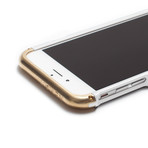 iPhone Case // Brass + White (iPhone 6)