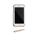 iPhone Case // Brass + White (iPhone 6)