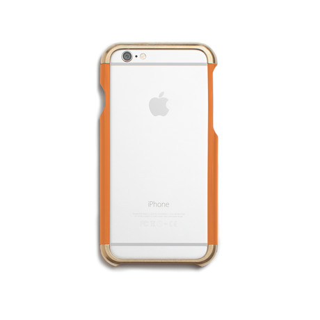 iPhone Case // Brass + Orange (iPhone 6)