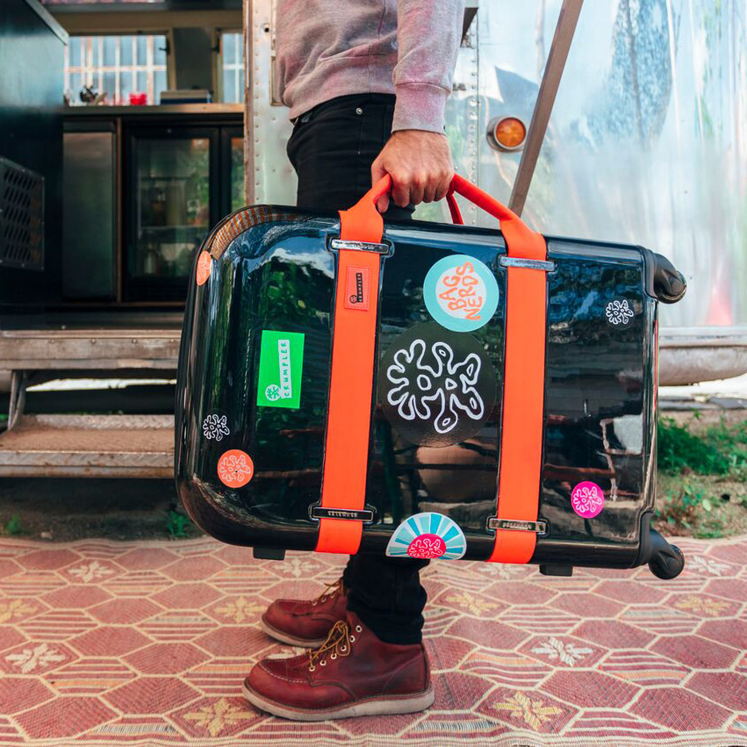 crumpler clear suitcase