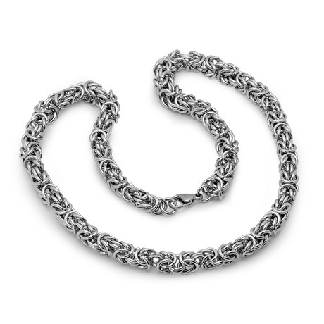 Silver Toned Chain Necklace