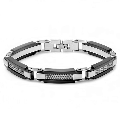 Silver Toned Wire Bracelet
